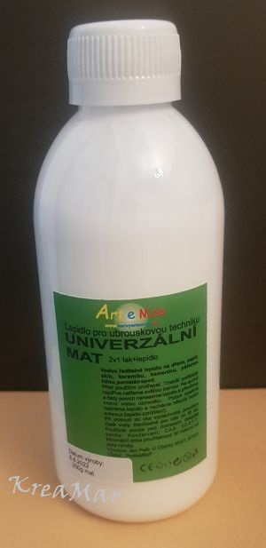 Lepidlo na decoupage univerzálne matné  (250g)