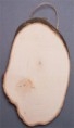Drevená doska - oválná  (cca.30 cm)
