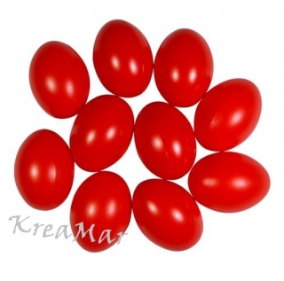 Plastové vajcia červené  (6cm)