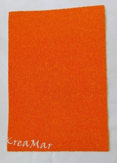 Plyšová penová guma A4 - oranžová