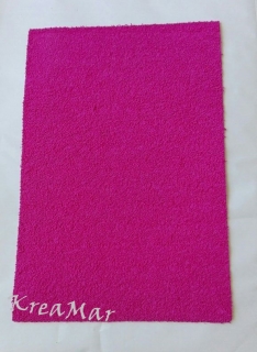Plyšová penová guma A4 - pink