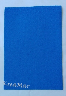 Plyšová penová guma A4 - modrá