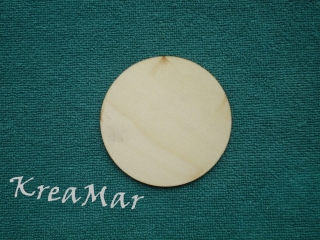 Drevená doštička - kruh  (3cm/3mm)
