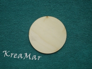 Drevená doštička - kruh  (5cm/3mm)