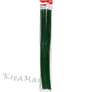 Aranžérsky drôt - zelený  (1,2mm x 30cm)  15ks/bal.
