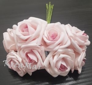 Polyfoam - ruže cca.5,5-6cm  (8ks)