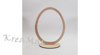 Drevený rám vajíčko  (157x205x5mm)