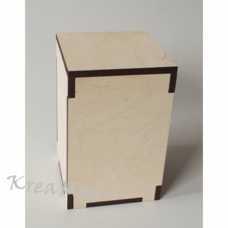 Drevená krabička (100x100x150mm/6mm)