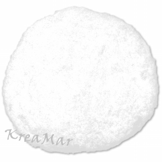 Pom-pom - biele (10mm / 65ks)