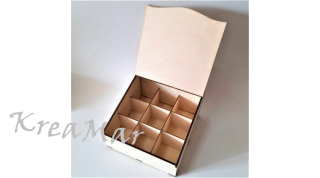 Drevená krabica  (230x250x110mm)