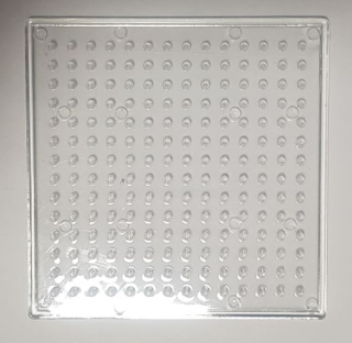 Korálky zažehlovacie - základná tabuľa  (7,5x7,5cm)