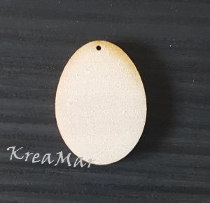 Drevený výrez - malý vajíčko (3cm)
