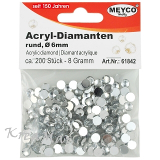 Acryl-diamant kruh (6mm)