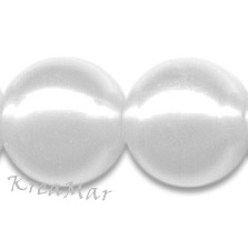 Perly biele (10mm)