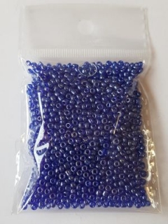 Rokajl - hodvábny lesk (2mm) modrá