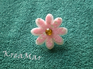 Kvety z filcu (4cm)