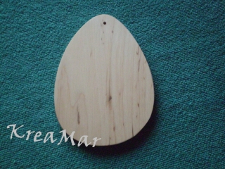 Veľkonočné vajíčko z dreva (9x12cm/5mm)